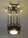 Derde etage. Detail afwerking directiekamer. M. de Klerk.
<br/>
Corrie Groen- Pickhard, 2015-02-20